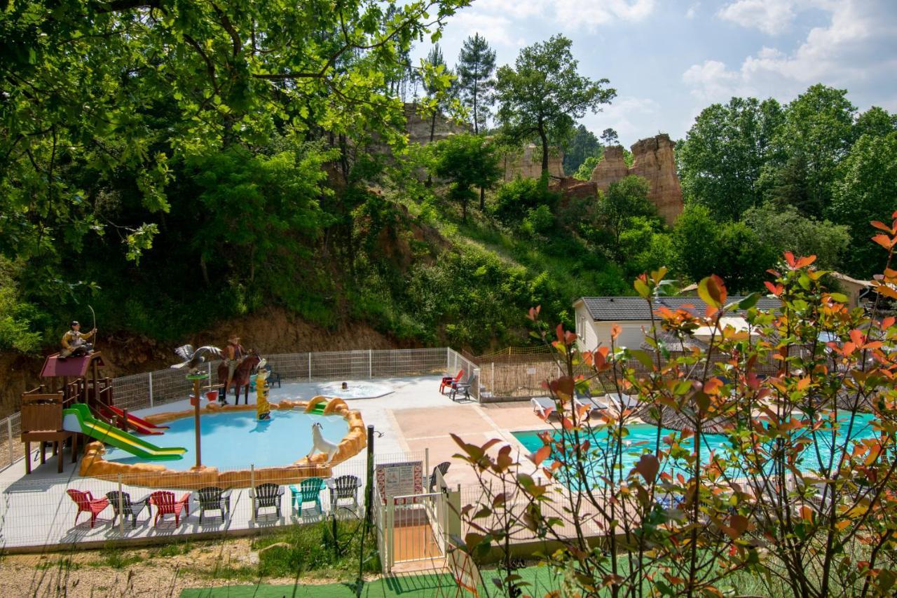Camping le Colorado Rustrel Esterno foto