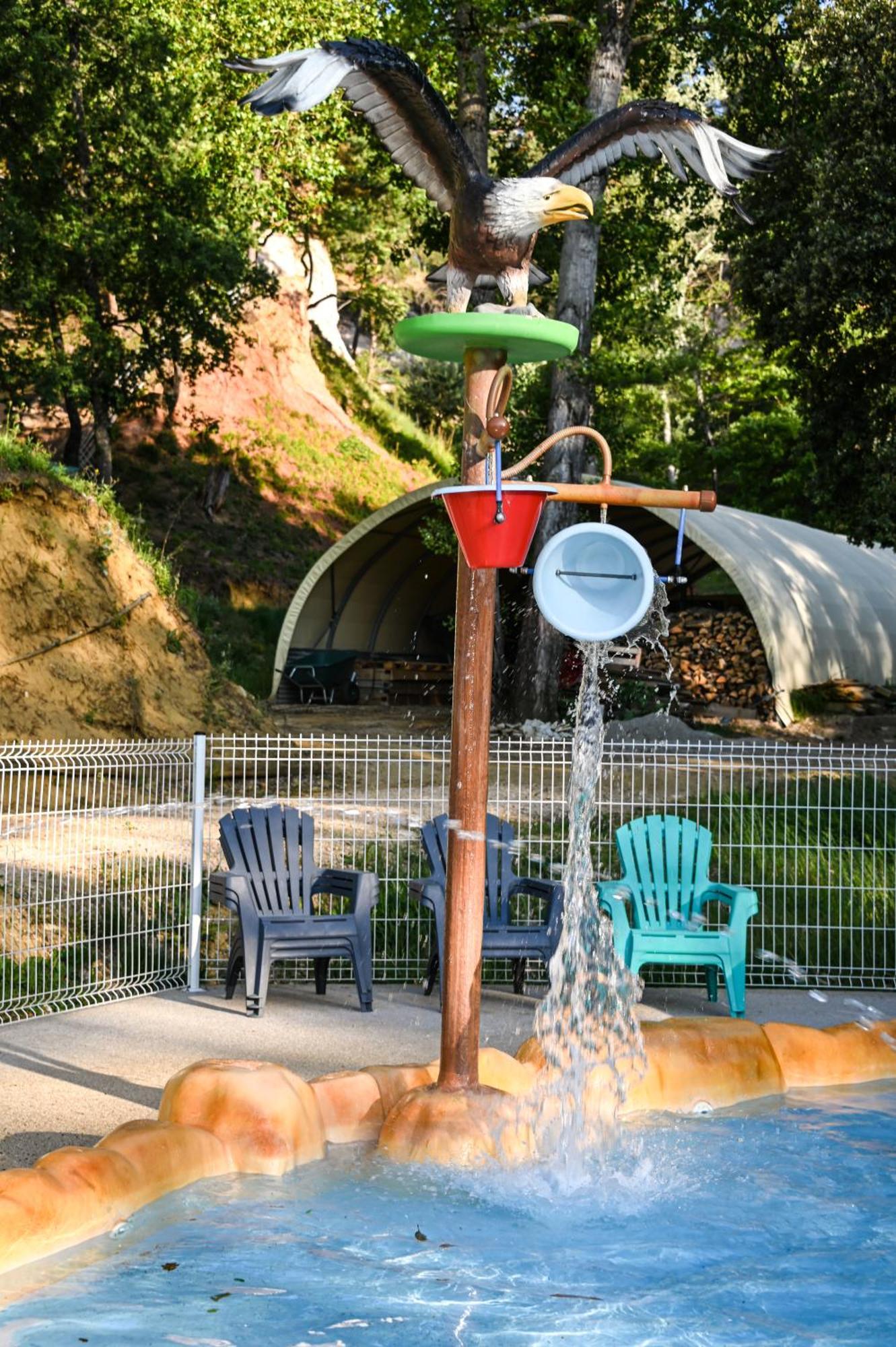 Camping le Colorado Rustrel Esterno foto