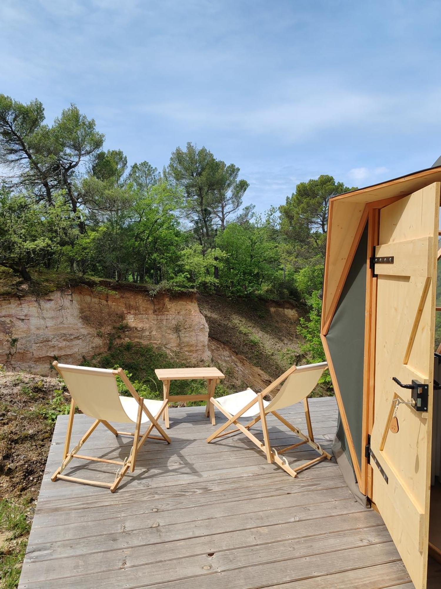 Camping le Colorado Rustrel Esterno foto
